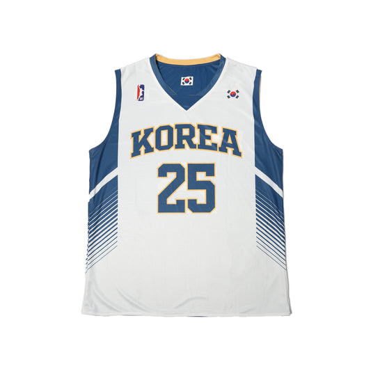 the KOREA reversible hoops jersey