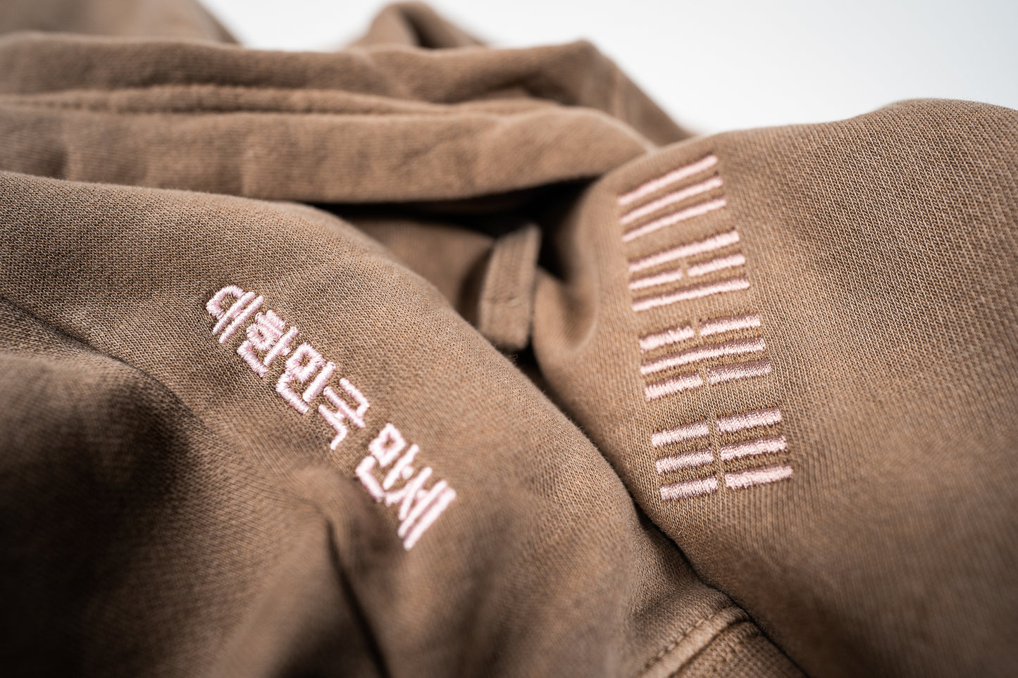 the hand dyed stripe hoodie