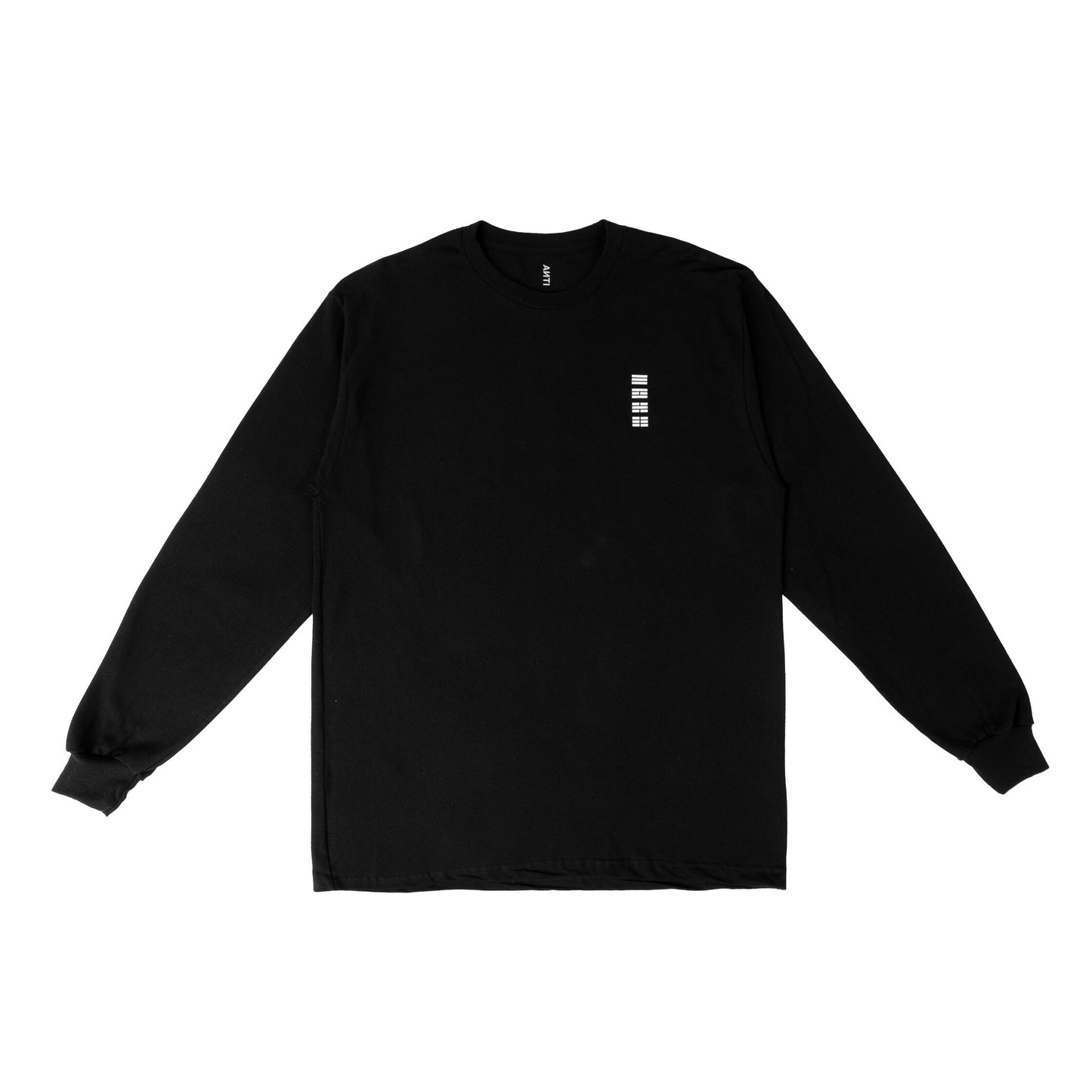 the taegeuk long sleeve tee - black